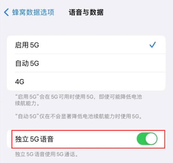 清水河苹果14维修分享iPhone 14 Pro如何开启VoNR 