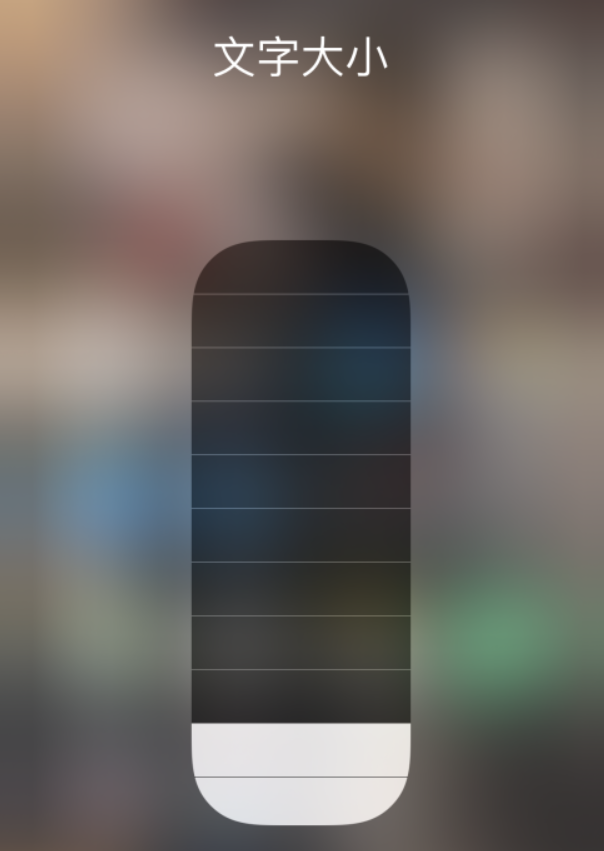 清水河苹果手机维修分享小技巧：在 iPhone 控制中心快速调节字体大小 