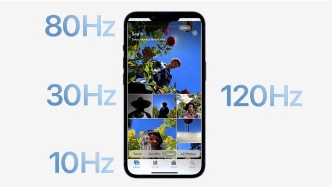 清水河苹果14维修分享iPhone 14有高刷吗 