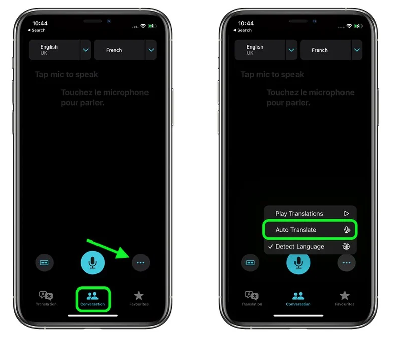 清水河苹果手机维修分享iOS 15 “翻译” App 新改进 